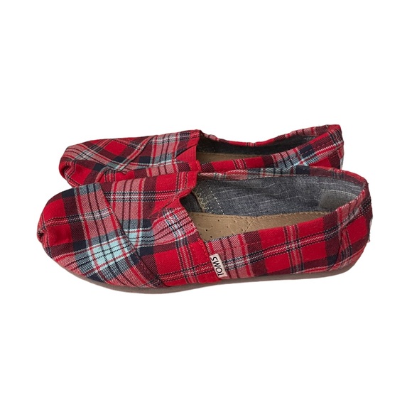 TOMS Alpargata Slip on Shoes plaid - Picture 2 of 5